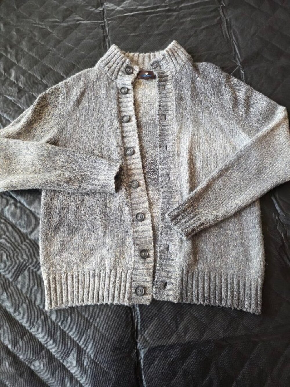 Medium Gray Toscano Cardigan